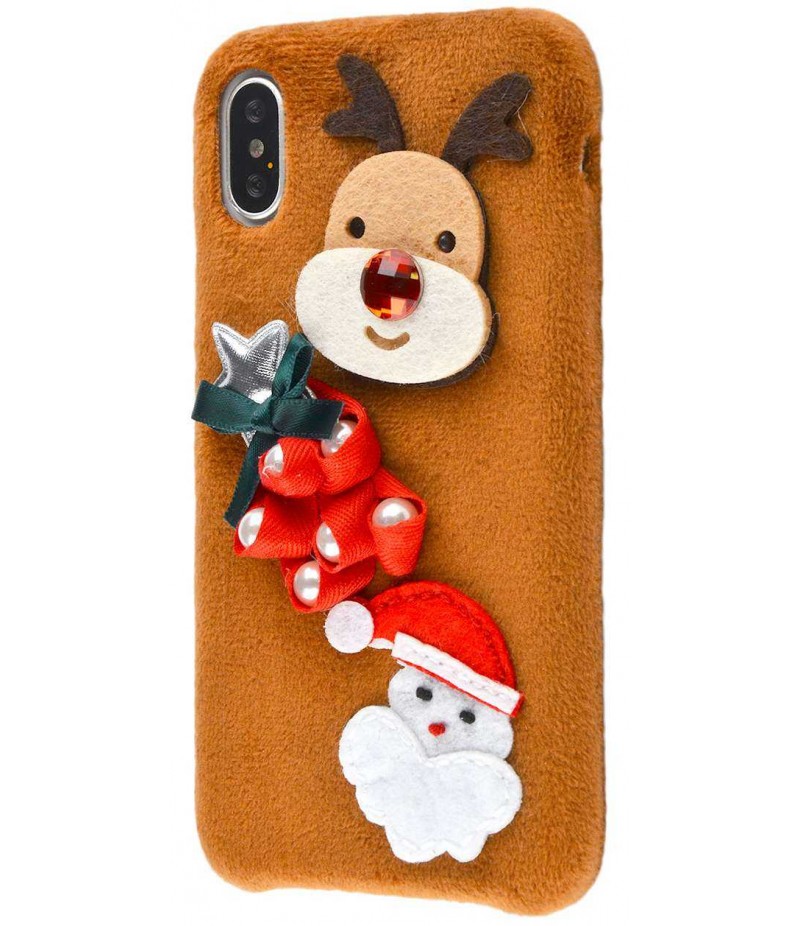 Накладка Merry Christmas iPhone X 02