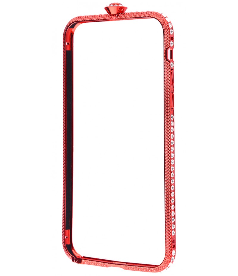 Бампер Stone Swarovski iPhone X Red