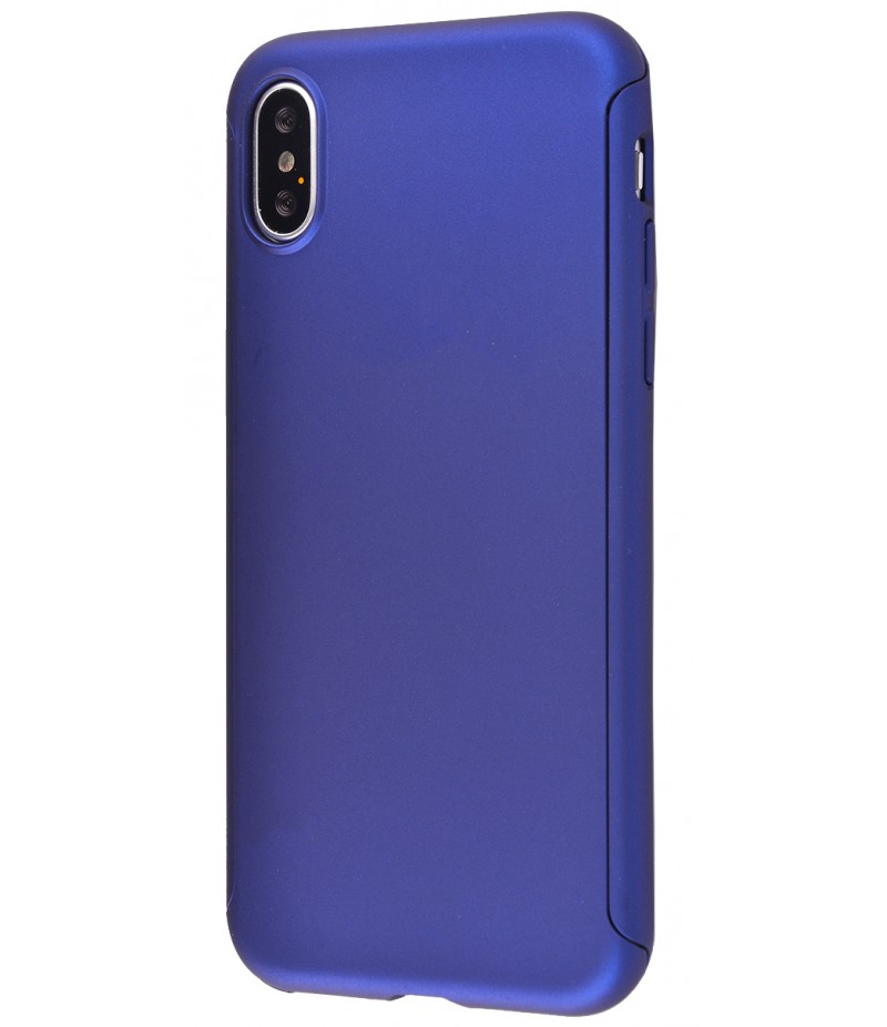 Voero 360 Protect Case (PC Soft Touch) iPhone X Blue