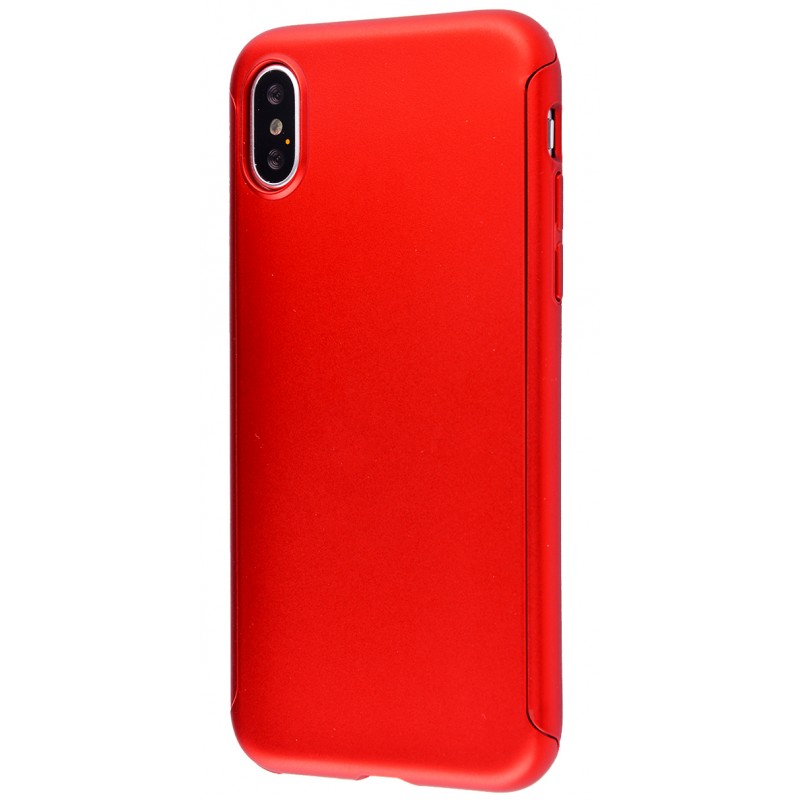 Voero 360 Protect Case (PC Soft Touch) iPhone X Red