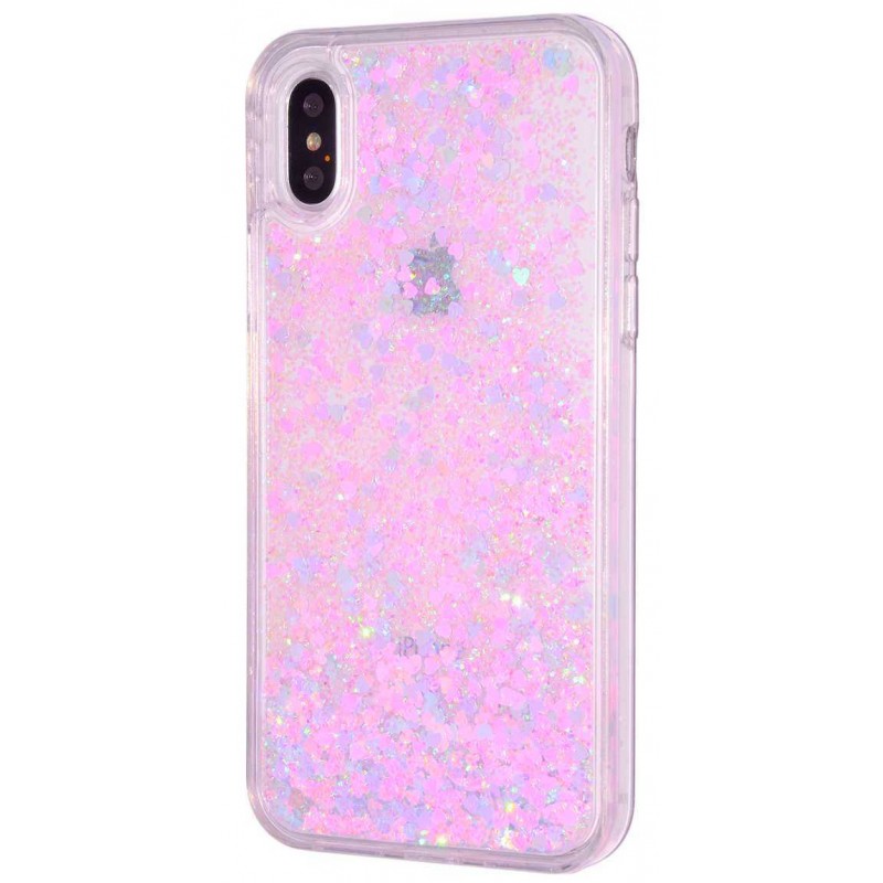 Блестки вода (PC+TPU) iPhone X 02