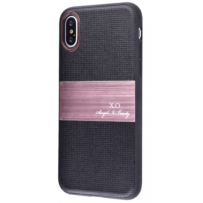 XO Metal Line Case iPhone X Pink