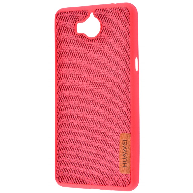 Label Case Textile Huawei Y5 2017 Red