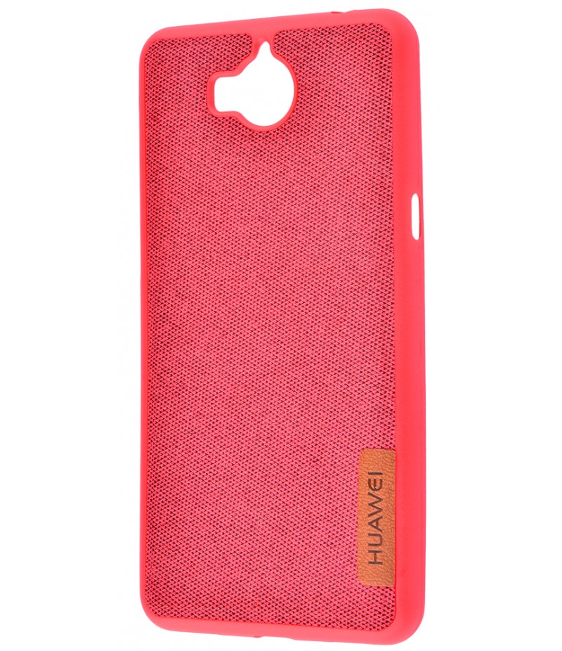 Label Case Textile Huawei Y5 2017 Red