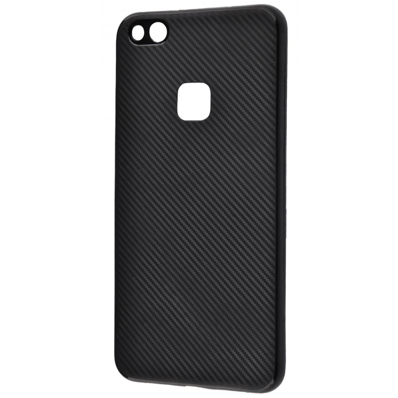 Carbon Protection Case (TPU) Huawei P10 Lite Black