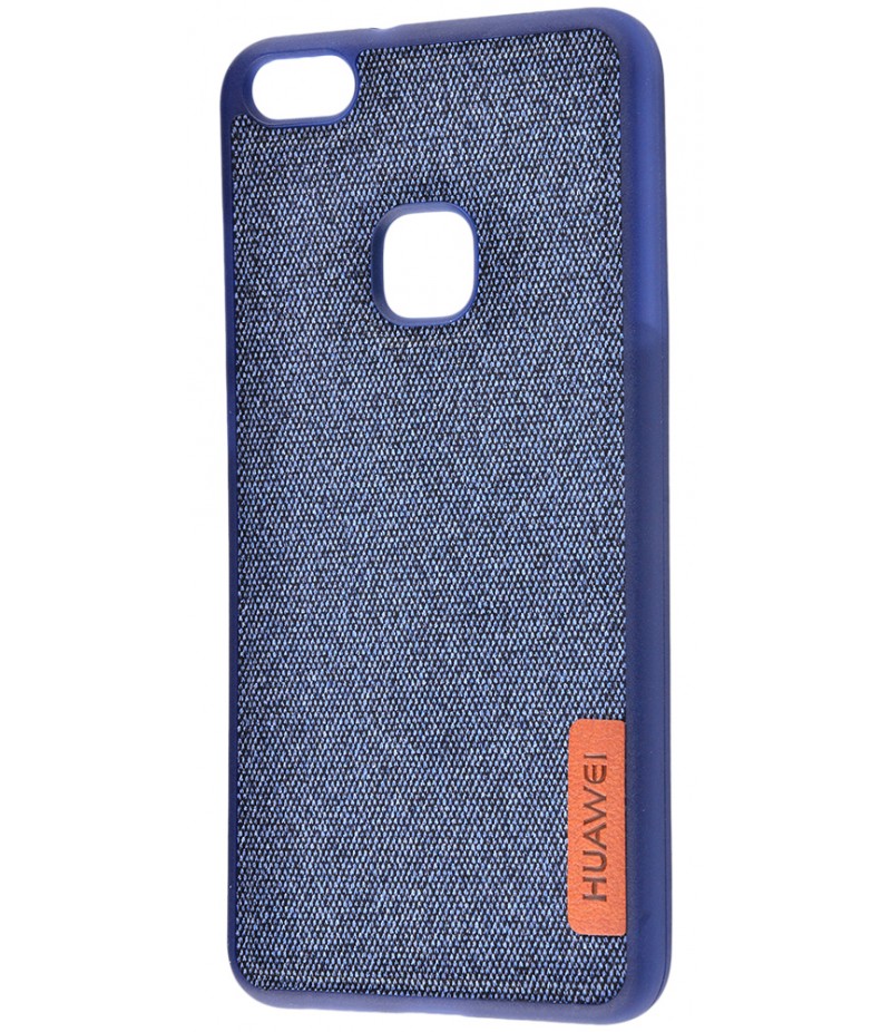 Label Case Textile Huawei P10 Lite Blue