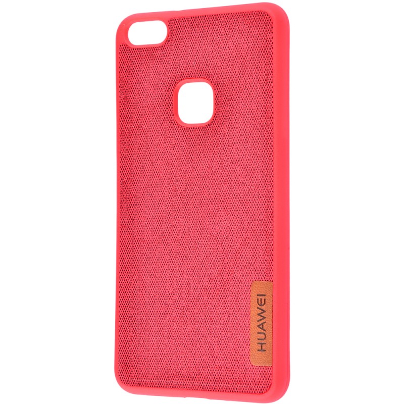Label Case Textile Huawei P10 Lite Red