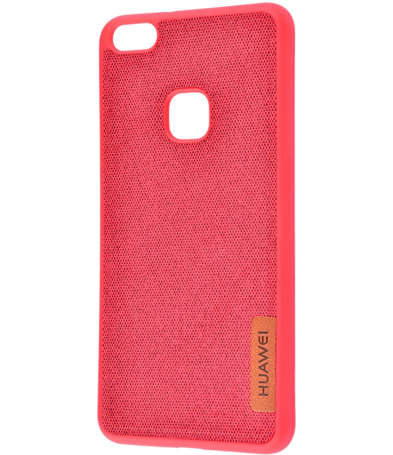 Label Case Textile Huawei P10 Lite Red