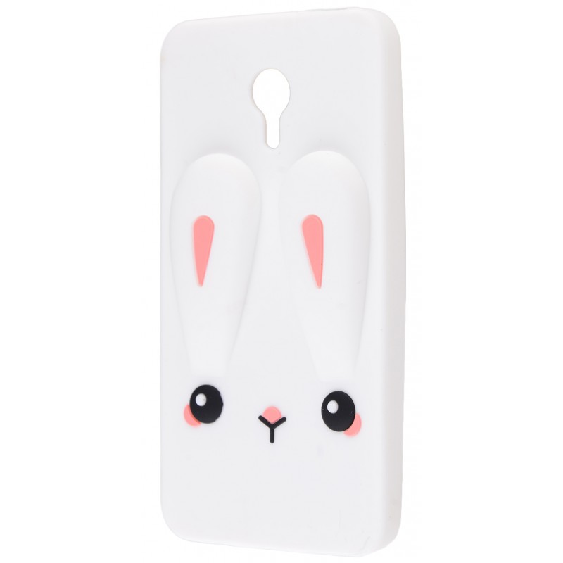 3D чехол Rabbit Meizu M3 Note White