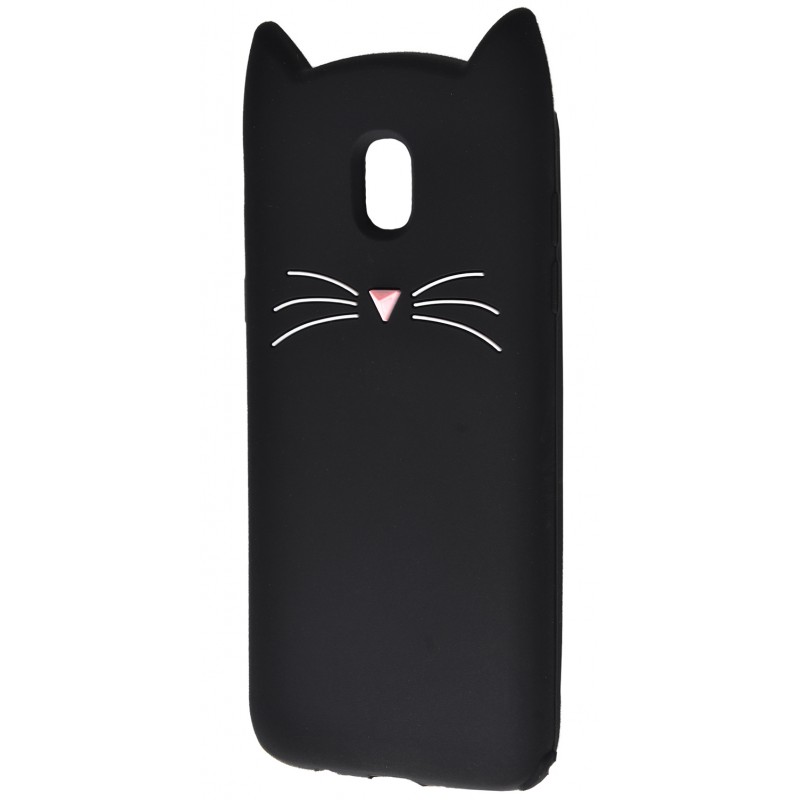 3D чохол Cat Samsung Galaxy J7 2017 (J730F) Black