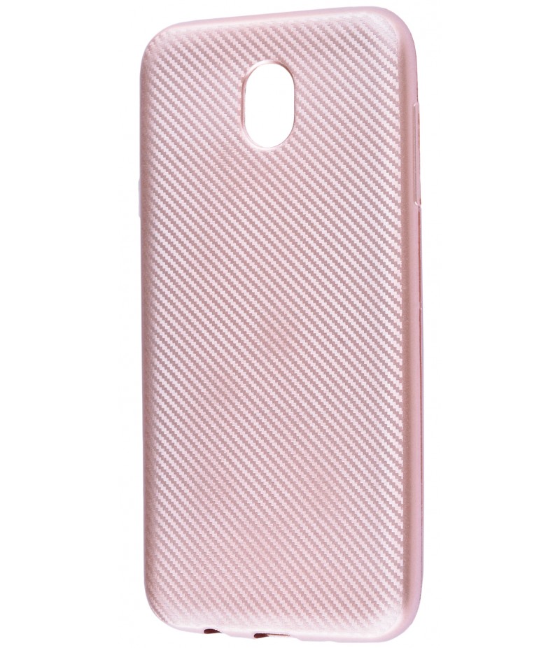 Carbon Protection Case (TPU) Samsung Galaxy J7 2017 (J730F) Pink
