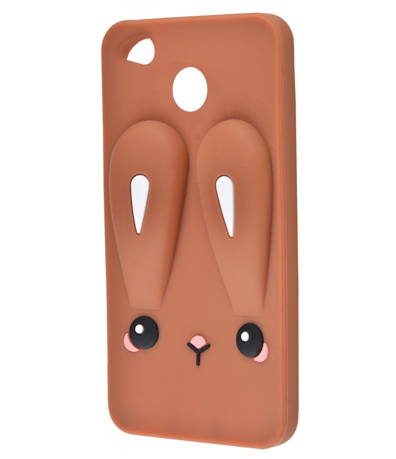 3D чохол Rabbit Xiaomi Redmi 4X Brown