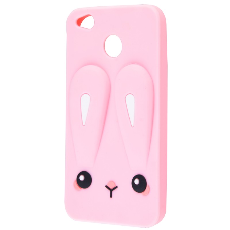 3D чохол Rabbit Xiaomi Redmi 4X Pink