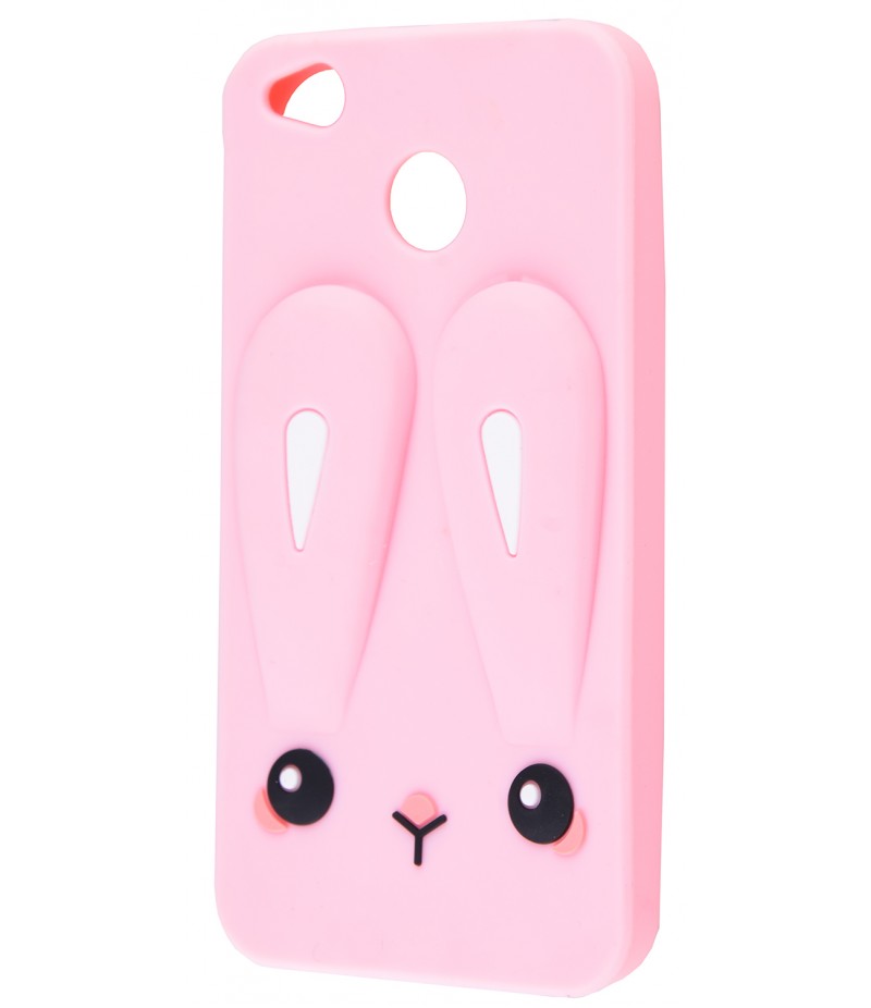 3D чехол Rabbit Xiaomi Redmi 4X Pink