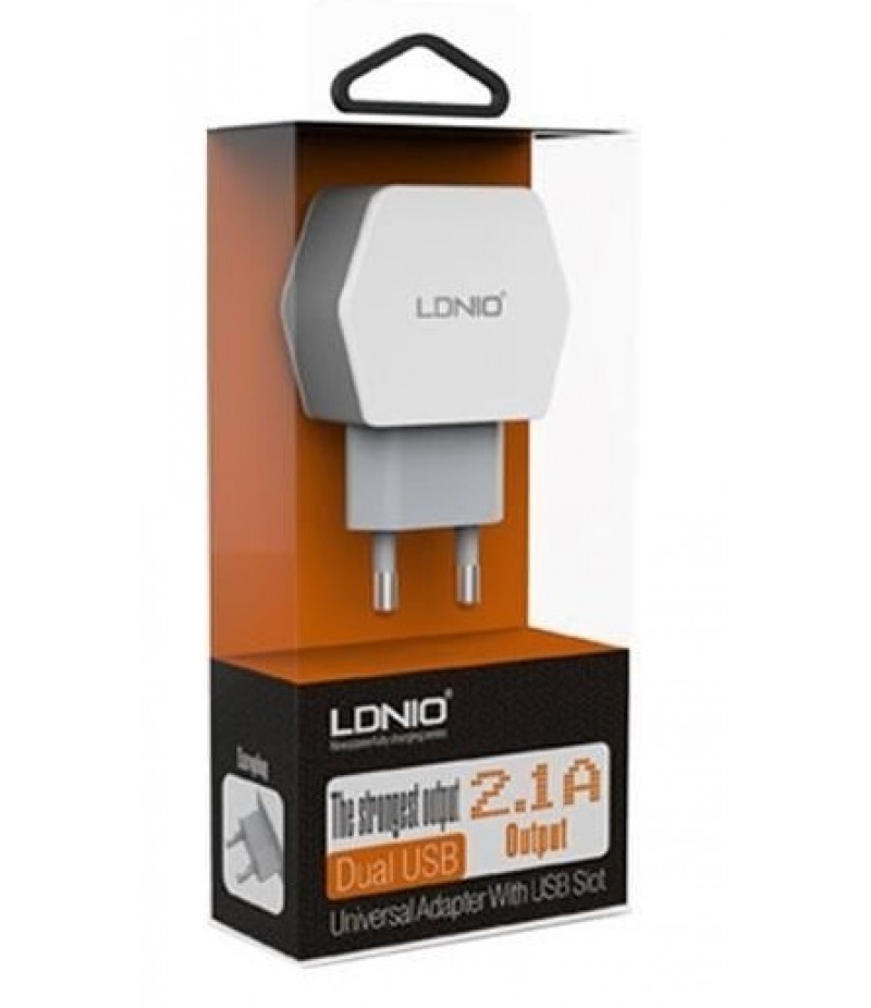 Сетевое зарядное устройство LDNIO DL-AC61 2.1A