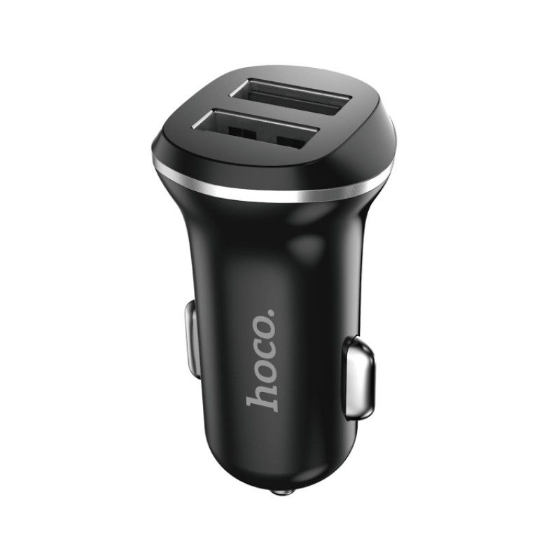 Автомобильное зарядное устройство Hoco Z1 2.1А black