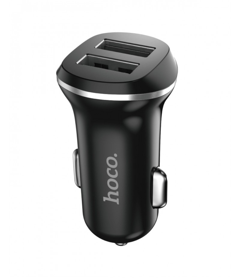Автомобильное зарядное устройство Hoco Z1 2.1А black