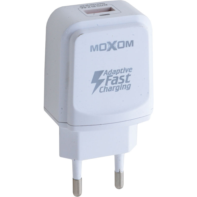 USB Charger Adapter MoXoM KH-31Y 2.4A Quick Charge 3.0 with microUSB