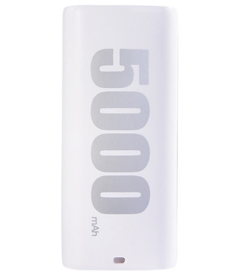 Зовнішній акумулятор Proda E5 5000mAh + microUSB White