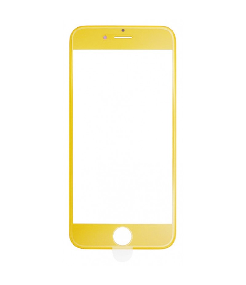 Защитное 4D стекло Full Screen 360 для iPhone 6 Plus Yellow