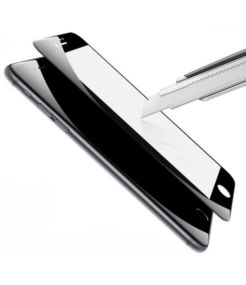 Защитное 3D стекло Baseus PET Soft 0.23mm для iPhone 7 Black 